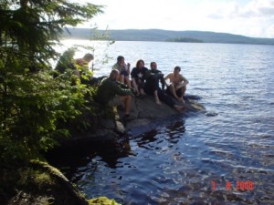 Ausruhen am Wasser in Schweden