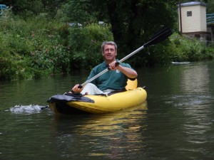 Claus Nagel im Kajak