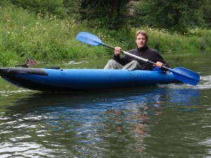 Basti paddelt auch