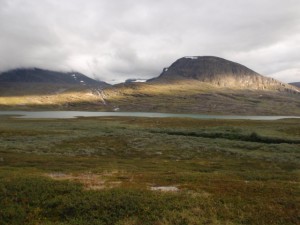 Landschaft kurz nach Check-Point Alesjaure